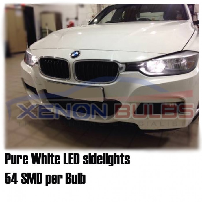 BMW F30 Package Daytime & S idelights BAX9S H6w 54 SMD 3014 PW24W Canbus Error  Free